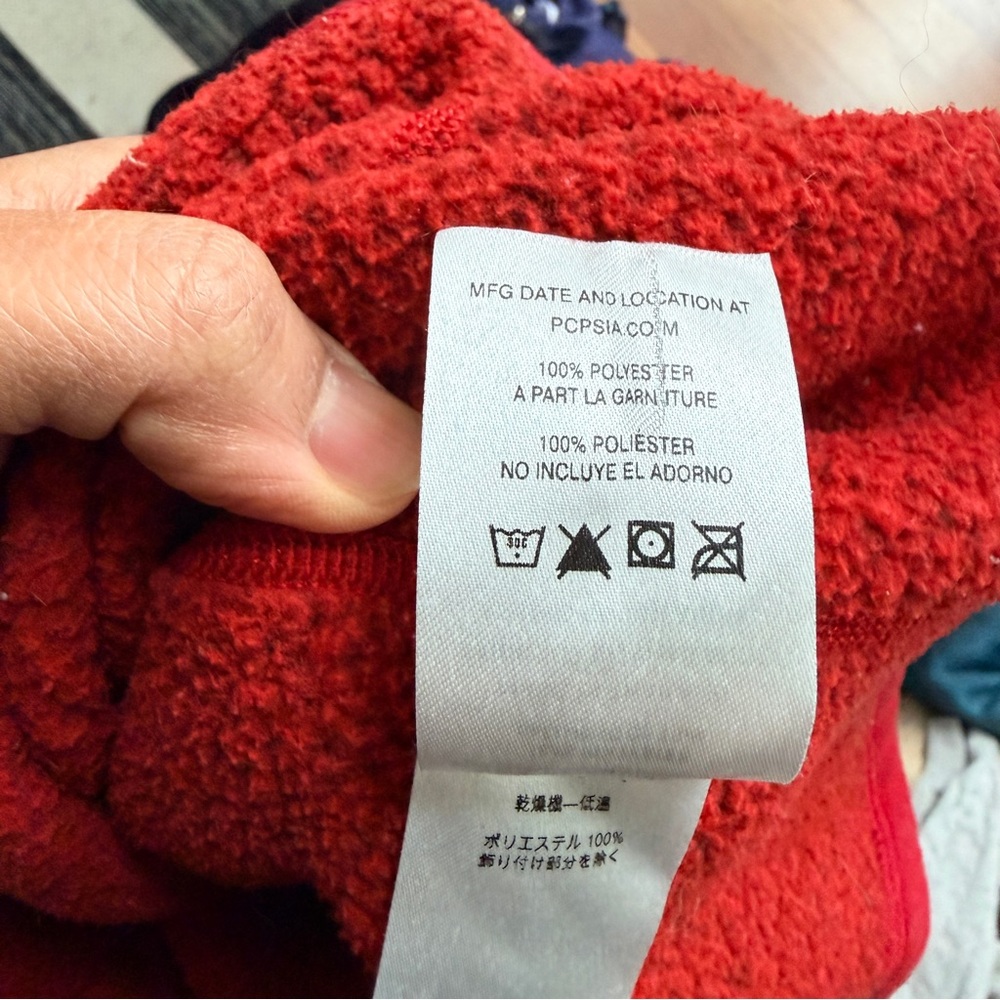 Patagonia Women's Better Sweater 1/4‎ zip Pullover in Red Size: M - Picture 5 of 8